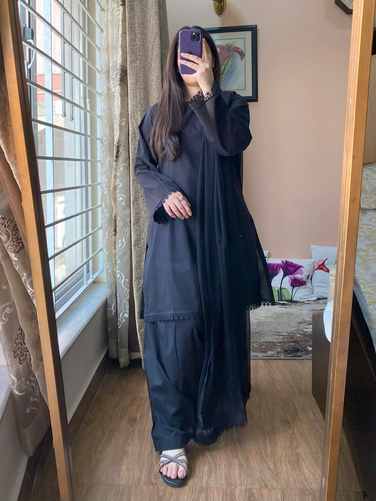 3 PIECE STITCHED Lawn PLAIN DRESS