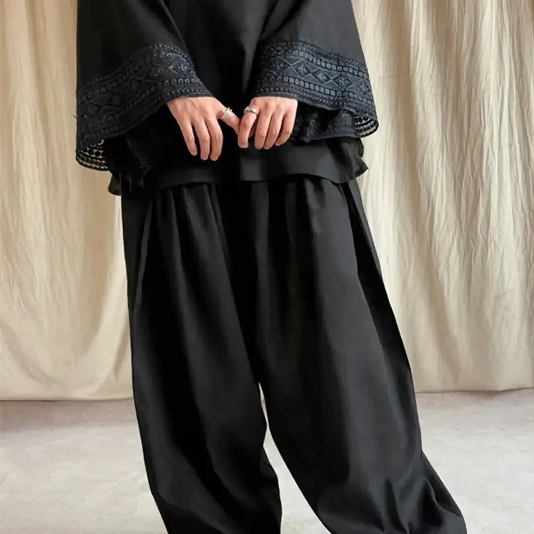 3 Pcs Women's Stitched trendy Farshi shalwar winter Cotton Suit