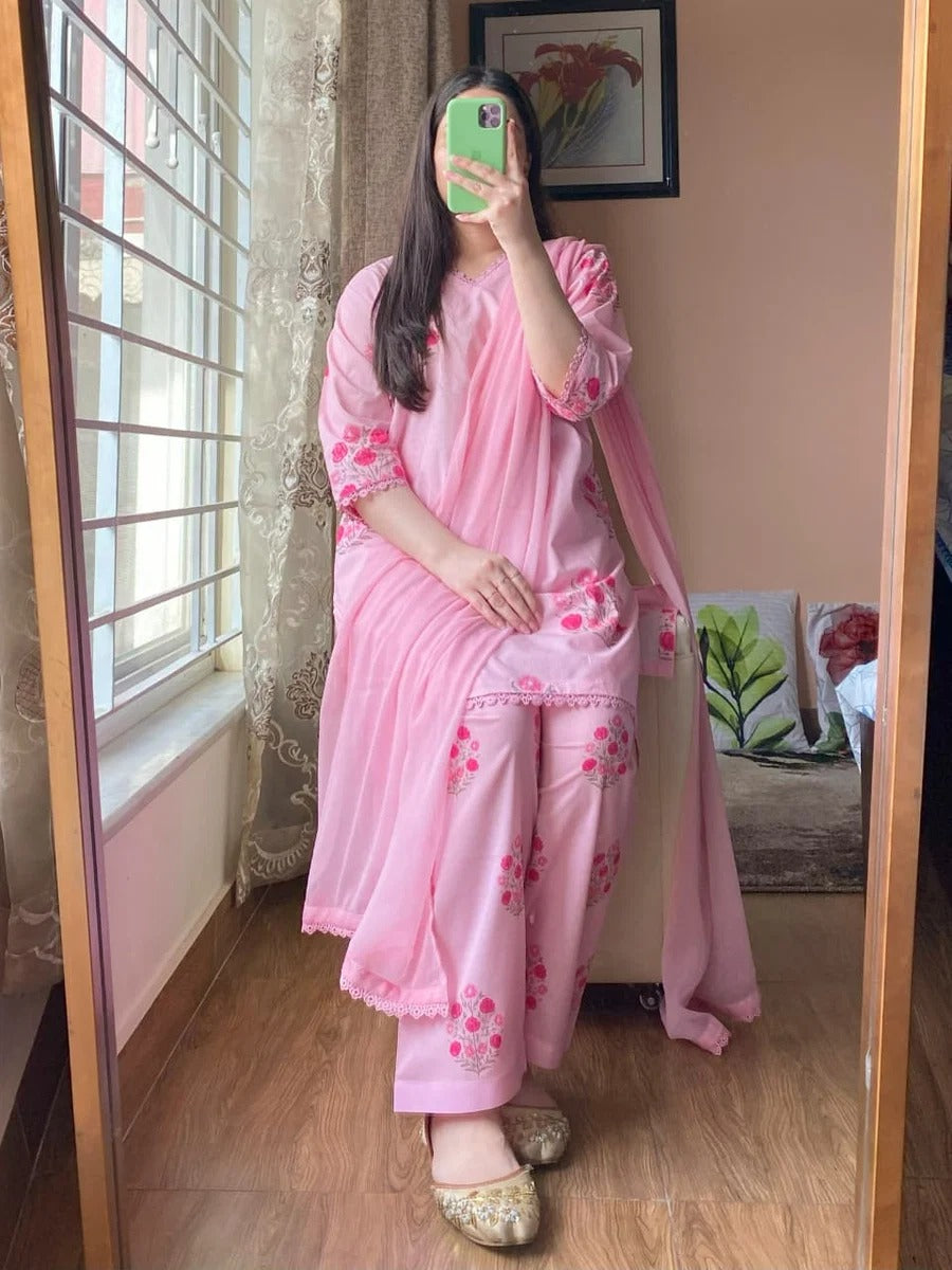 3 PIECE STITCHED LAWN PRINTED SUIT